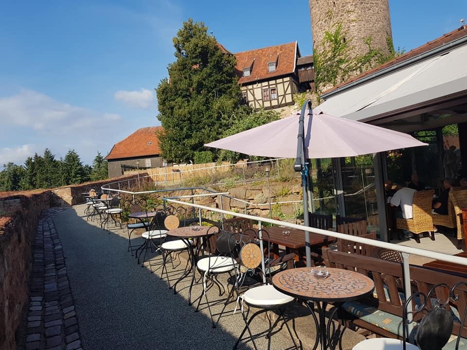 Hotel & Cafe Schachtenburg Schlitz Exterior photo